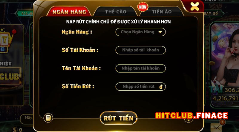 Rút tiền Hitclub